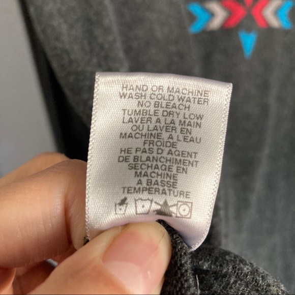 Wildfox Native Aztec Tribal Gray Cardigan Sweater - Picture 7 of 7